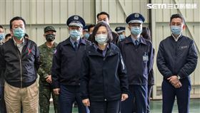 蔡英文視導「空軍第二戰術戰鬥機聯隊」（圖／總統府提供）