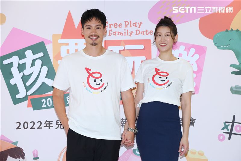 許孟哲、趙孟姿夫婦出席公益活動。（圖／記者楊澍攝影）