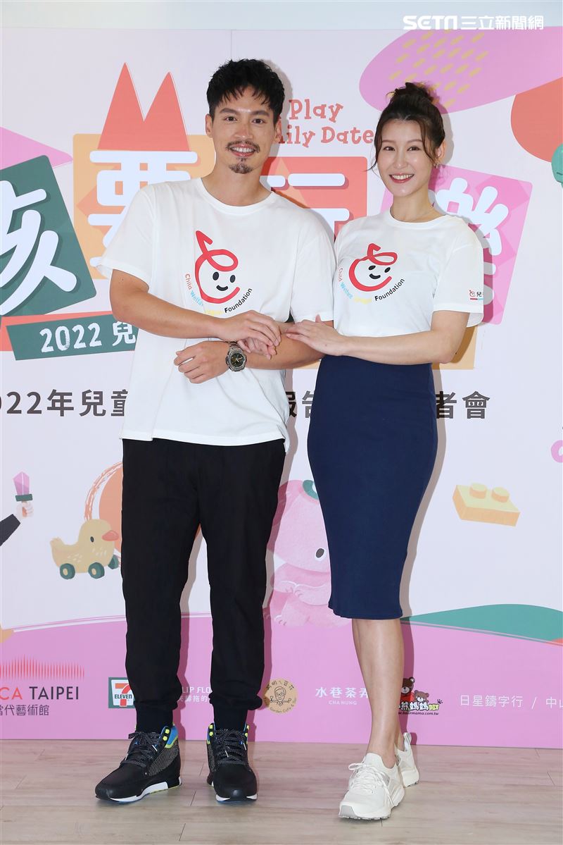 許孟哲、趙孟姿夫婦出席公益活動。（圖／記者楊澍攝影）