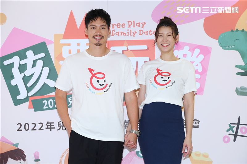 許孟哲、趙孟姿夫婦出席公益活動。（圖／記者楊澍攝影）