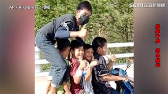 屁孩5貼上路還比讚　超危險驚呆駕駛