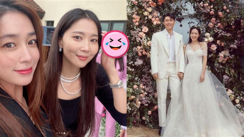 孫藝真閨密婚禮自拍　後方女星NG了