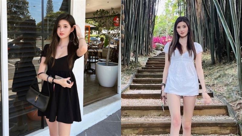激短裙遮不住　孫芸芸愛女腿根全看光