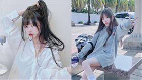 實況主趙兔兔擁有甜美五官與魔鬼身材。（圖／翻攝自趙兔兔IG）