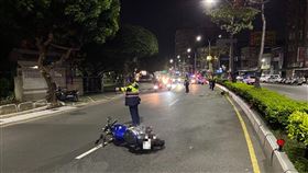  分隔島,台北醫院,新莊國小,亞東醫院,新莊,車禍（圖／翻攝畫面）