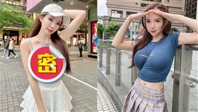 睽違1年藍星蕾近日現身台北信義區街頭。（圖／翻攝自amberna_official IG）