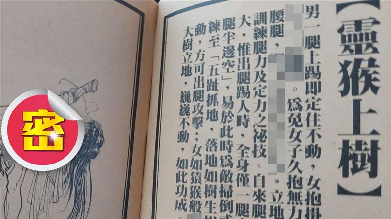 武俠「房事秘笈」靈猴上樹…他看傻眼