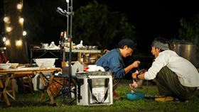 《極島森林》，陳柏霖，桂綸鎂，劉冠廷，郭雪芙。（圖／LINE TV）