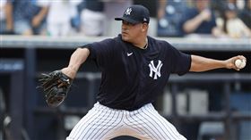 ▲邦威（Manny Banuelos）熱身賽挨轟！首度失分。（圖／路透社／達志影像）