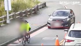 北投自行車休旅車行車糾紛 翻攝