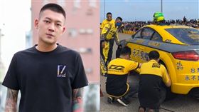 廖老大,打龜號,鳳梨(翻攝自 鳳梨(吳泓逸)、賽車教父 廖老大 臉書)