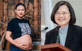 高蕾雅、蔡英文（合成圖／翻攝自高蕾雅臉書、總統府提供）