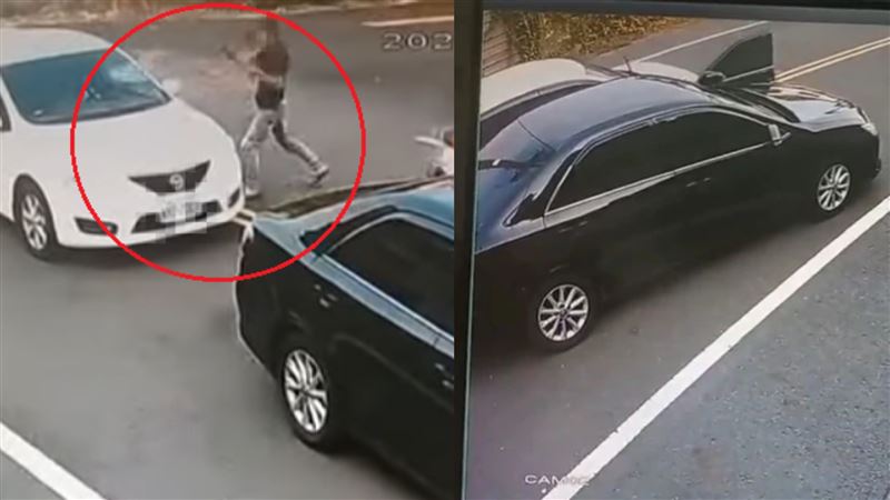 「球棒猴」砸車真相　男友與小王對決