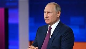 美國6日對俄羅斯祭出新一輪制裁，對象包括總統普丁（圖）的兩名成年女兒卡特琳娜和瑪麗亞。（圖／翻攝自twitter.com/kremlinrussia_e）
