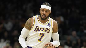 ▲「甜瓜」安東尼（Carmelo Anthony）在湖人度過一個令人失望的賽季。（圖／美聯社／達志影像）