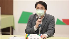 基隆市長林右昌4月7日防疫記者會 基隆市政府提供