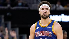 ▲「湯神」湯普森（Klay Thompson）本季傷癒歸隊表現並不穩定。（圖／翻攝自勇士推特）