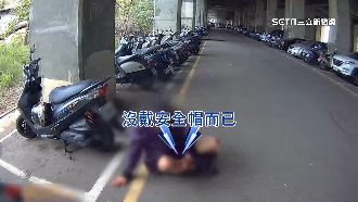 通緝犯沒戴安全帽！遇警逃跑連摔2次