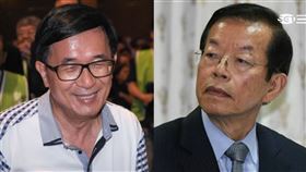 陳水扁、謝長廷（組合圖／資料照）