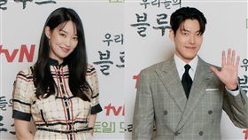 《我們的藍調時光》金宇彬與申敏兒。（圖／Netflix提供）