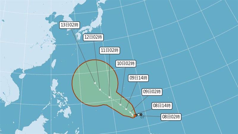 恐三颱共舞！今年首颱馬勒卡上看中颱