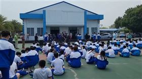 雲林揚子高中，1167人　PCR篩檢(圖／翻攝畫面)