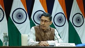 印度外交部發言人巴格奇印度外交部發言人巴格奇（Arindam Bagchi）7日在例行記者會宣布，印度外交部與國防部首長下週將赴華府，與美國對等官員舉行2+2部長級對話。中央社記者林行健新德里攝  111年4月8日