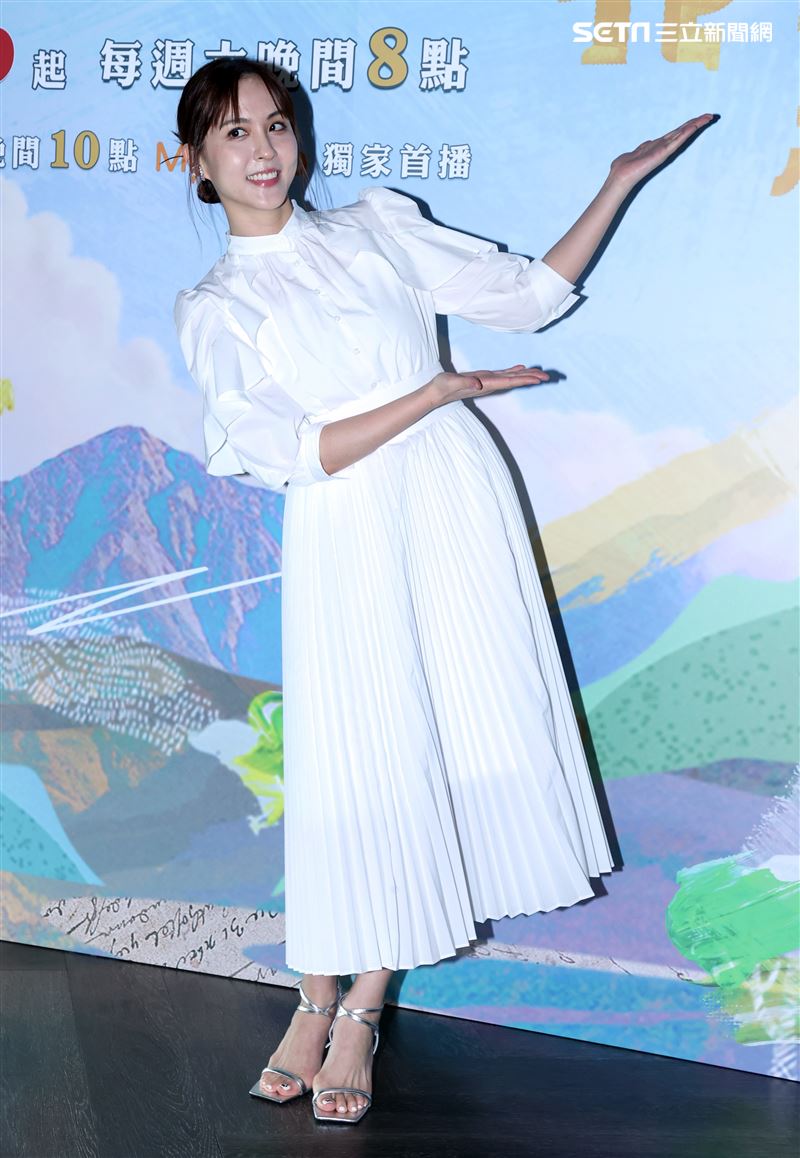 魏蔓出席新節目「花甲少年趣旅行」 發布。（記者邱榮吉/攝影）