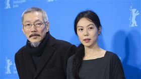 洪常秀、金珉禧。（圖／美聯社／達志影像）