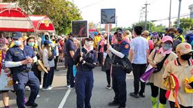 大甲媽提早1小時抵達大肚。（圖／翻攝畫面）