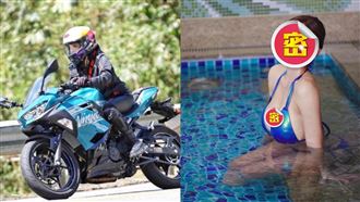 公路驚見重機女神　身分曝光網全戀愛