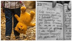 ▲一名9歲烏克蘭女童，當場目睹母親在她面前遭射殺。女童安全獲得安置後，寫給過世母親一封信，讓上萬網友悲傷落淚。（圖／翻攝自推特、Pixabay）