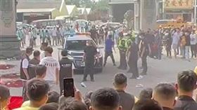 北港武德宮進香團大亂鬥。（圖／翻攝畫面）