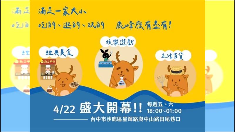 台中海線最大夜市　4/22正式開幕