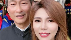 張懷媗現身大甲媽繞境（圖／翻攝自張懷媗臉書）
