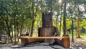 台南,水道博物館,木偶,骨折