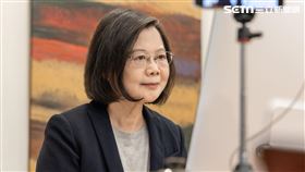 日華懇年度大會 蔡英文與日本前首相安倍晉三視訊對談（圖／總統府提供）