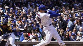 ▲日職最強打者鈴木誠也，11日敲出大聯盟生涯首轟。（圖／美聯社／達志影像）