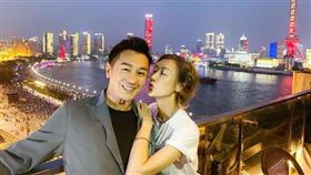 港星陳浩民和陸籍妻蔣麗莎近年全家移居上海生活。（圖／翻攝自蔣麗莎微博）