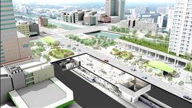 機場捷運延伸線A22站模擬圖。（圖／翻攝自桃園市政府捷運工程局網頁dorts.tycg.gov.tw）
