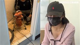 獨家／廿年積蓄買「黃金」屋！妙齡女入住發現8戶屎灌她家。（合成照／記者周家緯攝影、王女提供）