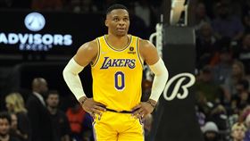 ▲「威少」威斯布魯克（Russell Westbrook）本季轉戰湖人表現不佳。（圖／美聯社／達志影像）