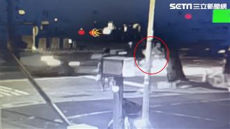 畫面曝光！紅車「碰」一聲單車伯消失