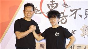 徐乃麟（乃哥）跟唐從聖今同台出席麻將代言活動破冰。（圖／記者邱榮吉攝影）