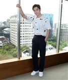 管麟三立新聞網專訪。（記者邱榮吉/攝影）