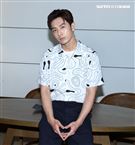 管麟三立新聞網專訪。（記者邱榮吉/攝影）