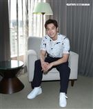 管麟三立新聞網專訪。（記者邱榮吉/攝影）