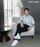 管麟三立新聞網專訪。（記者邱榮吉/攝影）
