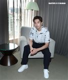 管麟三立新聞網專訪。（記者邱榮吉/攝影）