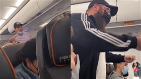 捷藍航空1852航班因班機延遲，引發乘客不滿、恐慌。（圖／翻攝自《sabettinger》TikTok）